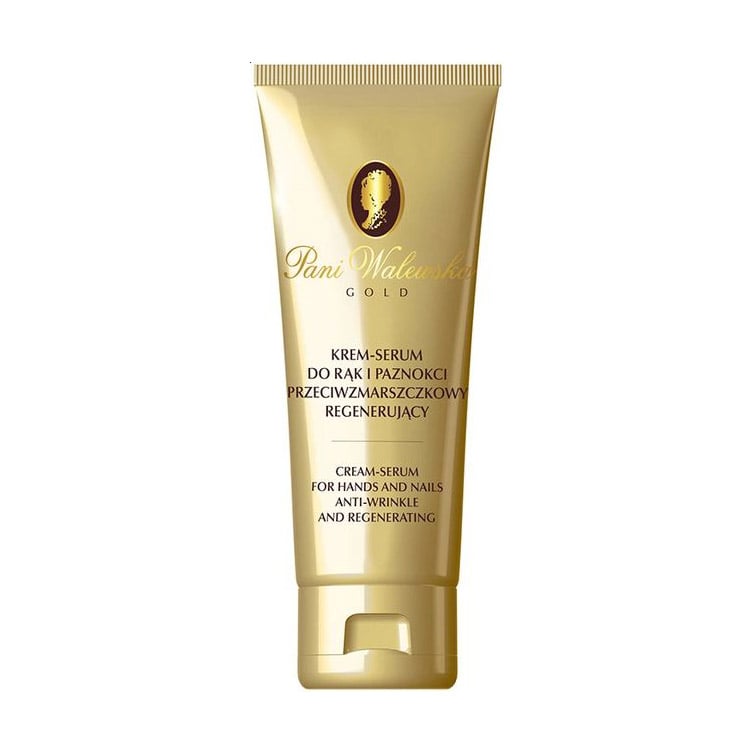 Регенерувальний крем-сироватка для рук та нігтів Pani Walewska Gold Hand and Nail Cream-Serum проти зморщок, 75 мл